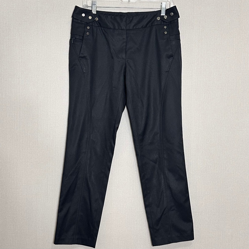 Victorinox Swiss Army Womens Black Utility Moto Pants Size 8